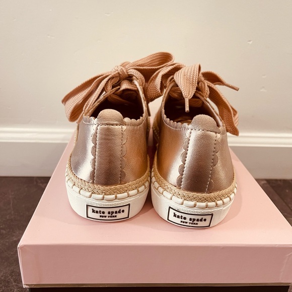 Kate Spade Metallic Rose Sneakers - Picture 3 of 4
